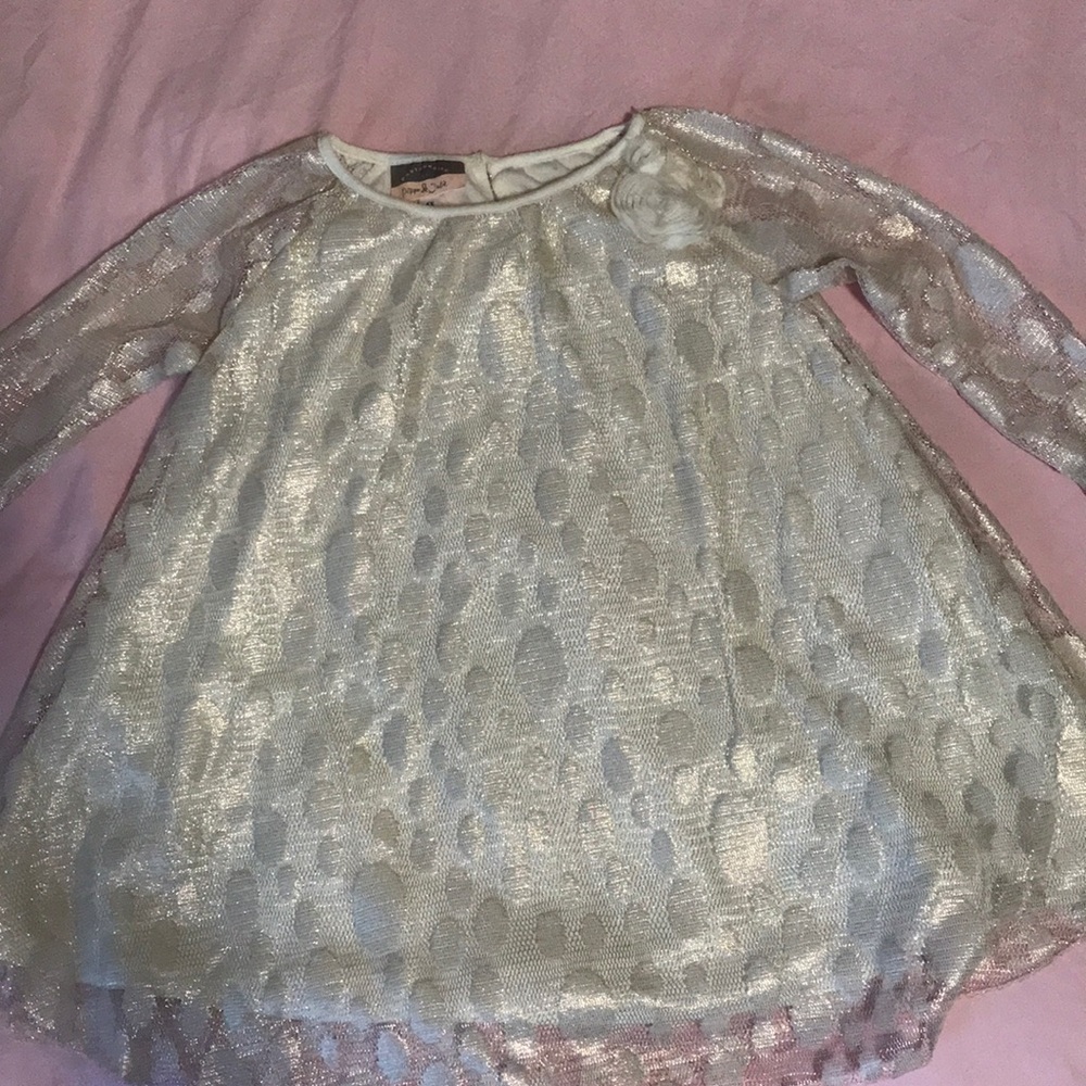 Girls gold dress from Pippa & Julie size 6x